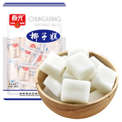 椰香沁心，海島滋味——春光食品200g*2袋裝海南特產(chǎn)椰子糕推薦